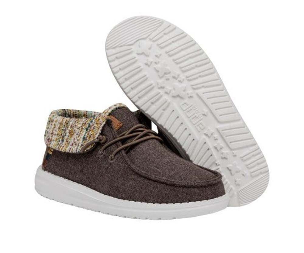 Hey Dude Slip On Shoes Wendy Fold Girls Size 12 Big Kid Youth Lightweight Canvas